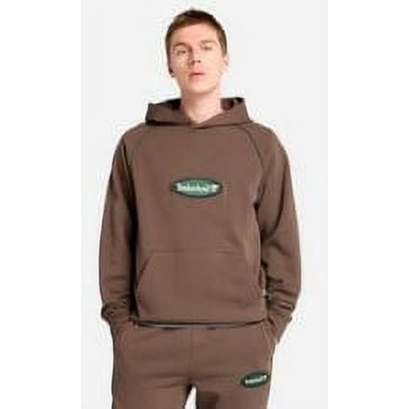 Timberland Men's Outdoor Oval Brushback Hoodie Dark Brown Style TB0A5XPY243 Size XXL