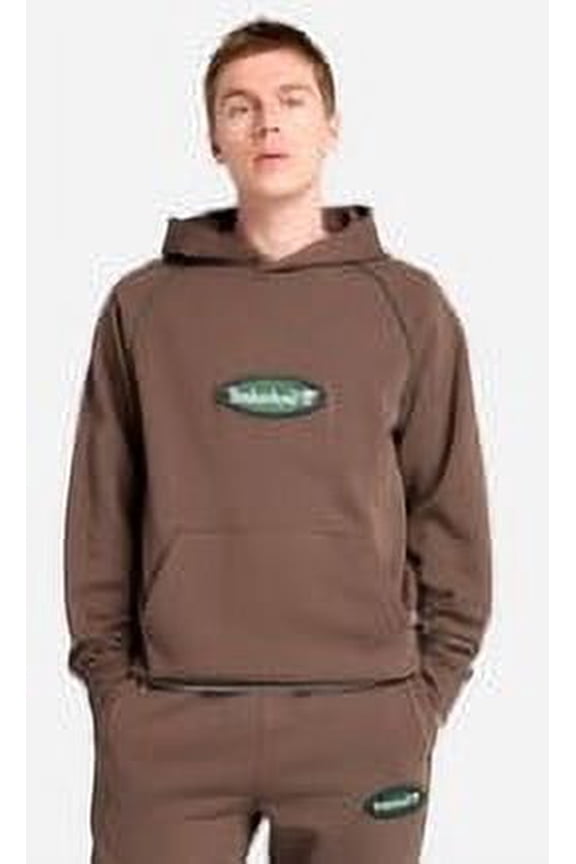 Men's Outdoor Oval Brushback Hoodie Dark Brown Style TB0A5XPY243 Size XXL