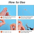 thumbnail image 3 of Bobber Stops for Fishing Floats,100Pack Slip Bobber Stop String Knots with Plastic Beads, 3 of 7