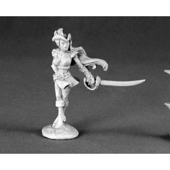 Lauren Silversail Female Elf Pirate Miniature 25mm Heroic Scale Dark Heaven Legends Reaper Miniature