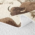 thumbnail image 5 of Erosebridal Rustic Farmhouse Sketch Quilt Full,Farm Animal Cow Full Bedspread Sets For Boys,3 Pieces, 5 of 7