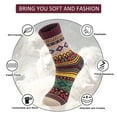 thumbnail image 5 of Loritta 6 Pairs Pack Womens Wool Socks Thermal Hiking Winter Boot Warm Thick Cozy Crew Comfy Socks Size 5-9, 5 of 6