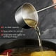 thumbnail image 3 of Cucharón de sopa pequeño SUS304, cuchara profunda de metal de acero inoxidable con boquilla para verter, salsas de mango largo de 2 oz, juego de 2 paquetes (10,5 pulgadas), 3 of 5