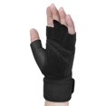 thumbnail image 4 of Harbinger Pro Wristwrap Weightlifting Gloves, Medium, Black, 4 of 5