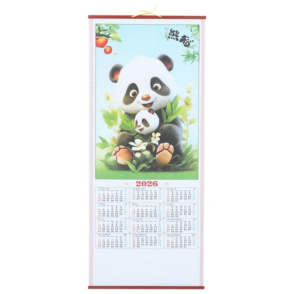 HONITANO 1Set Calendar for New Year 2026 Chinese Paper Calendar 10.2X4.3In for Home
