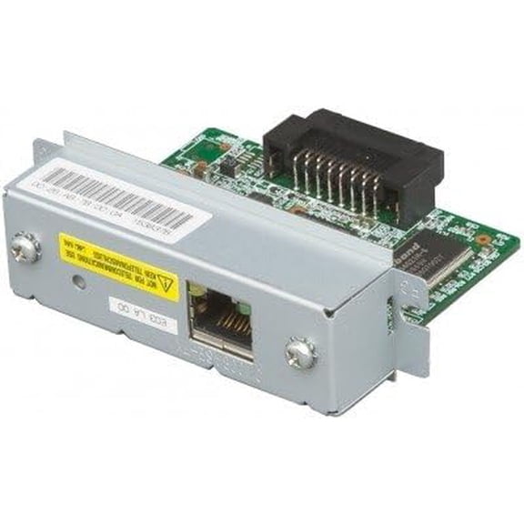 Restored Epson UB-E03 Ethernet Interface Card for TM-U220B, TM-T88III, TM-T88IV, TM-T88V Receipt Printers, P/N: C32C824541 (Refurbished)