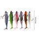 thumbnail image 2 of Luros Jig Heavy Soft Fishing 90 mm 15g Tail T-tail Silicona señuelo wobblers swimbait 6pcs, 2 of 5