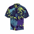 thumbnail image 3 of Camisas para niños con dinosaurios kawaii para hombres, ropa con estampado 3D, camisa hawaiana de vacaciones, camisetas de manga corta Y2k, ropa vintage, blusa con solapa, 3 of 5
