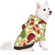 thumbnail image 2 of Fotbe Cherries and Ladybirds Sudadera con Estampado para Perros Pequeños – Suéter con Capucha para Mascotas, Tela Suave de Forro Polar con Bolsillo-Medium, 2 of 7