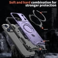 thumbnail image 4 of MYKOMI Magnetic Case for iPhone 17 Pro Max,Military Grade Protection Heavy Duty Shockproof with Rotating Ring Kickstand Case Cover for iPhone 17 Pro Max, 4 of 6