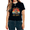 Black-2, variant on Trendy Cool Rooster Chicken Squad Watercolor Graphic Tees T-shirt Tops Short Sleeve Round Neck Black S-5XL