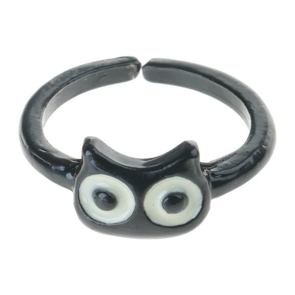 YIEMEEN Little Rings Cute Cat Rings for Women Men Simple Design Wedding