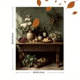 thumbnail image 3 of Antique Danish Interior Still Life Canvas Moody Vintage Vertical Home Wall Art, 3 of 8