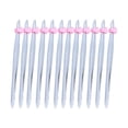 thumbnail image 1 of 1 Set Nose Hair Tweezers Heart Buckle Multifunctional Stainless Steel Pattern Flat Oblique Mouth Portable Makeup Accessory Small Eyebrows Hair Removal Tweezer for Ladies, 1 of 7