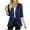 Navy, variant on Dvprdro Trendy Lightweight 3/4 Sleeve Cardigans Womens Causal Solid Open Front Soft Shirts Tops White L