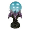 thumbnail image 4 of Fantasy Greenman Dragon Heads On Tree of Life Colorful LED Sphere Orb Figurine, 4 of 6