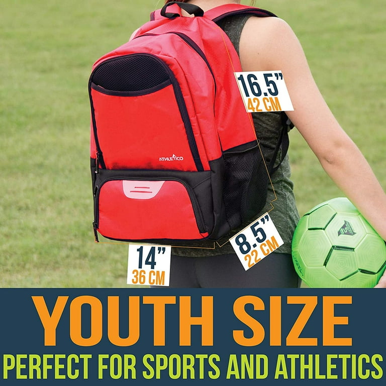 Athletico Youth Soccer Bag - Soccer Backpack & Bags for
