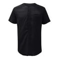 thumbnail image 6 of ORQ Lightweight Summer Stand Collar Pocket Short Sleeve Vacation Woven Men Shirt, 6 of 7