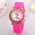 thumbnail image 3 of Reloj De Silicona Con Diseño De Unicornio De Dibujos Animados, Reloj De Cuarzo Para Niños Con Diamantes De Imitación De Colores matsuzay AP007412-00, 3 of 5