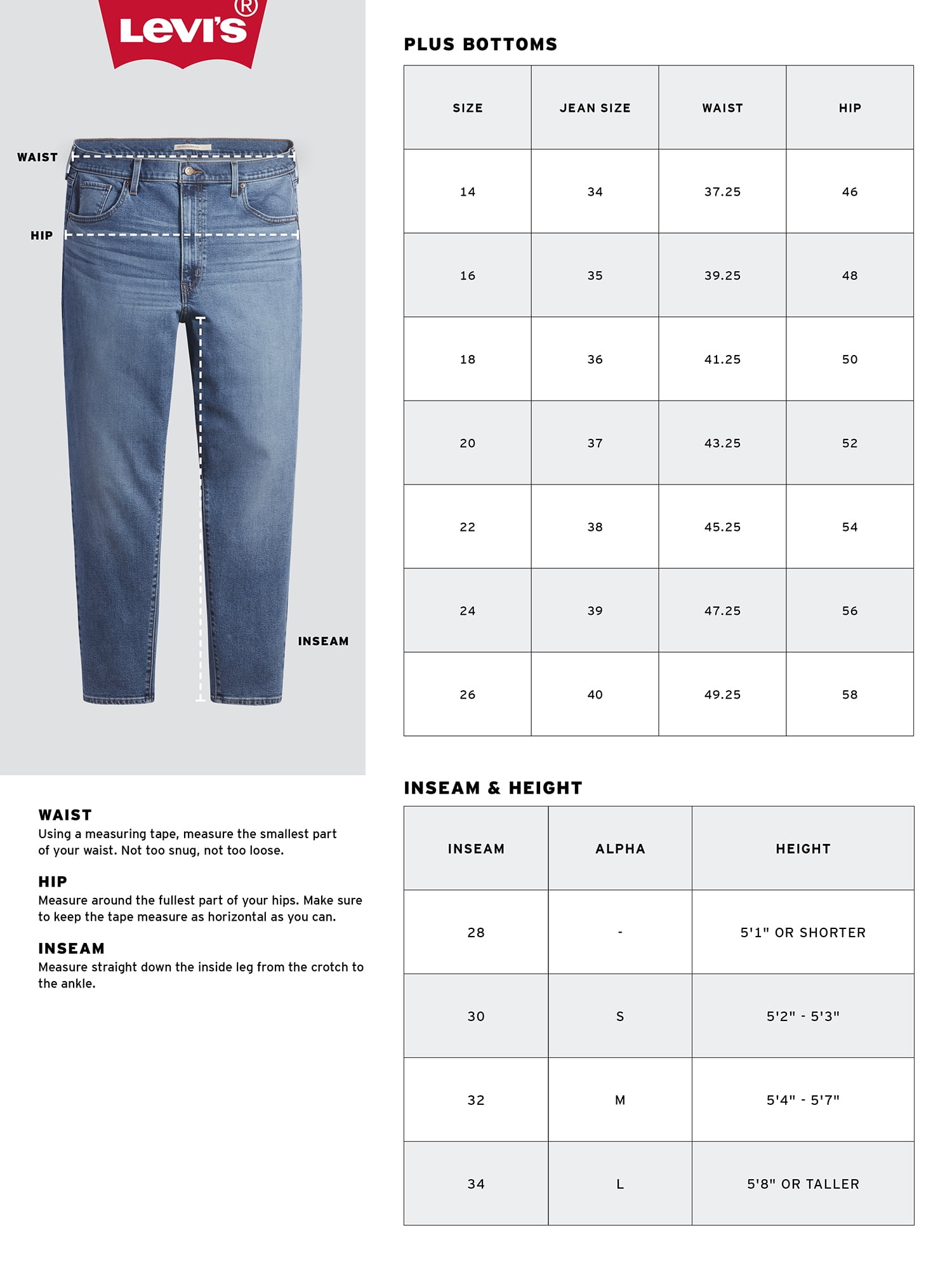 724™ High Rise Straight Jeans (plus Size) - Blue