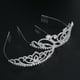 thumbnail image 3 of 2 tiaras elegantes para novias con brillantes y diamantes de imitación para decoración del cabello de boda., 3 of 5