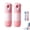 2pink, variant on 2-in-1 Box Cutter & Thermal Paper Eraser, Water-Based Thermal Label Correction Marker, Shipping Label Eraser Thermalpaper Ink Remover, One Smear Printed Text Covering for Labels & Receipts (B+P)