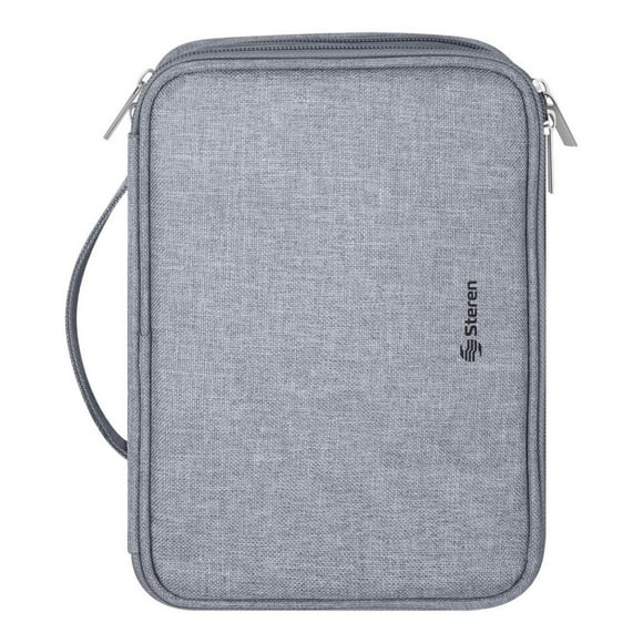 Estuche organizador grande para accesorios electrónicos gris Grande