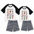 thumbnail image 2 of LuLiaMenton Matching Couples Christmas Pajamas God Says Plaid Short Sleeve Shorts Set, 2 of 5