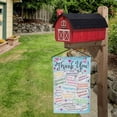 thumbnail image 6 of Thank You First Responders Heroes Truckers News Anchor Reporters  Workers Employees Positive House Garden Flag Decoration, 6 of 6