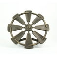 thumbnail image 5 of Zeckos Bronze Cast Iron Windmill Decorative Wall Garden Hose Hanger, 5 of 6