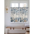 thumbnail image 2 of Blue Coastal Starfish Bathroom Window Curtain, Beach Nautical Shell Eucalyptus Rustic Light Filtering Coffee Kitchen Curtains, Bedroom Living Room Curtains 2 Panel 84"x54", 2 of 6