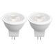 thumbnail image 2 of 2pcs Bombillas LED MR11, Alto Brillo De 3W 110V Bombillas De Focos Para El Paisaje, Dormitorio, Cocina, Disipación De Calor Más Rápida Con Material ABS, Larga, 2 of 7