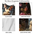 thumbnail image 4 of luoweisi Men's Beach Shorts Quick Dry Swim Trunks with Mesh Lining Easter Rabbit L, 4 of 5