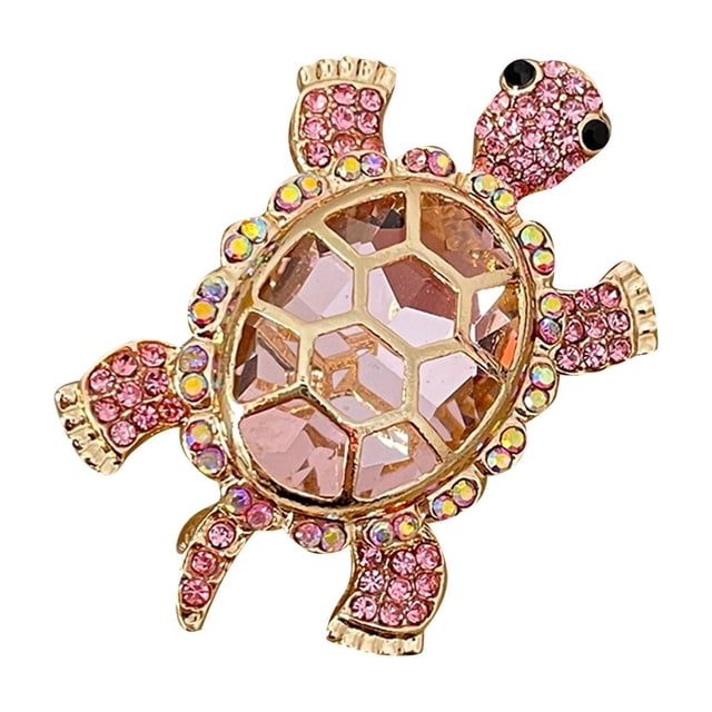 Turtle Brooch Exquisite Jewelry Decorative Pin for Women Men Fashion Accessory Unique Design