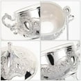 thumbnail image 2 of IFANLANDOR Round Lid Silver Sugar Container Zinc Alloy Kitchen Storage For Family Use 1Set, 2 of 7