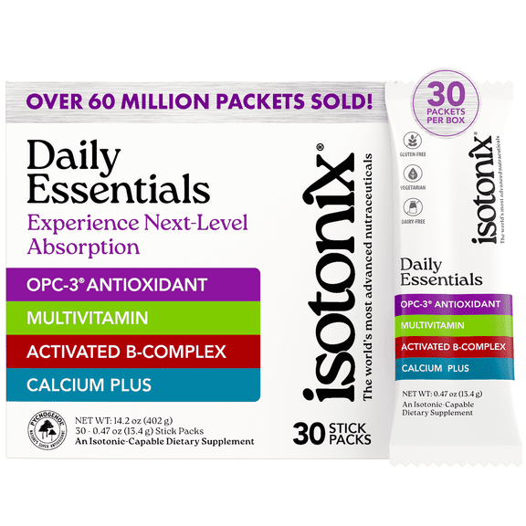 Isotonix Daily Essentials Packets, Gluten-Free Multivitamin