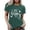 Dark Green, variant on Active Tops Women Stretch Shirts Women Long Sleeve Rayon Tops for Women Solid Shirt Long Sleeve T Shirt Women Set Long Sleeve Polyester Shirt Women Tee for Women Short Sleeve Green M