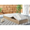 thumbnail image 6 of SAFAVIEH Vincent Wood Outdoor Chaise Lounge, Natural/White, 6 of 16