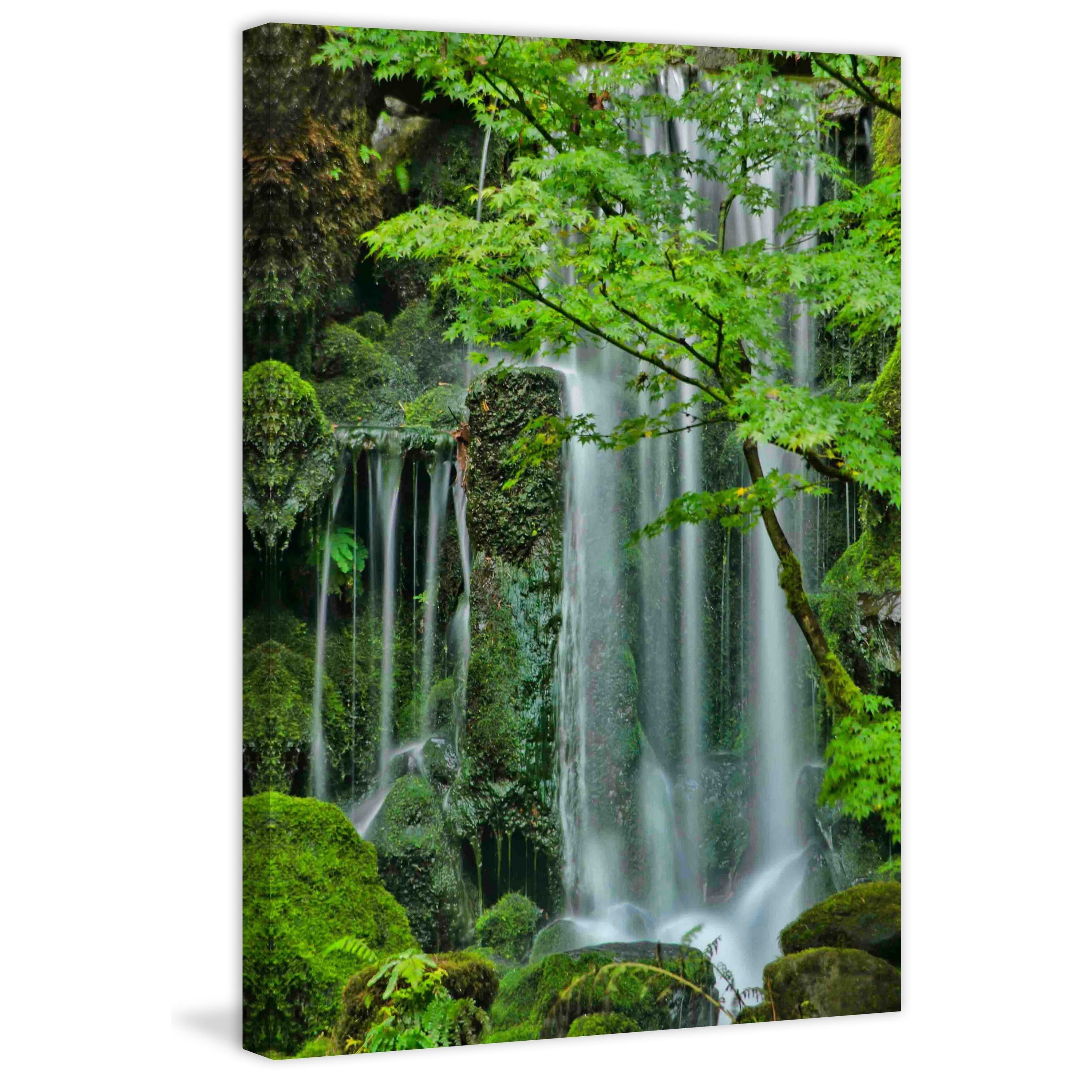 Marmont Hill "Silky Falls" Painting Print on Canvas