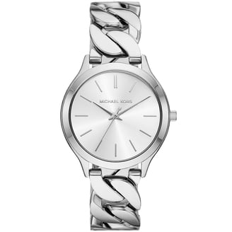 Michael Kors MK4634 Catelyn Silver 3 Hand Glitz Dial 