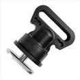 thumbnail image 2 of 1.57*1.26*1.65 Inch Multifunctional Plastic Expansion Rail Slide Base Square Nylon Ring,Low Profile Track Install T-Bolt From The Center Kayak Track for Fishing Rod Holder Kayak Gear Track, 2 of 6