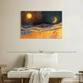 thumbnail image 2 of Elephant Stock Abstract Dusk To Dawn Wall Art - Horizontal Canvas Wall Art - Living Room Wall Decor - Abstract Canvas - Orange And Brown Decor - 36" x 24", 2 of 4