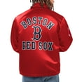 thumbnail image 2 of Men's Starter Red Boston Red Sox Option Route Satin Full-Snap Jacket, 2 of 2
