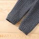 thumbnail image 3 of Gibobby Conjunto de sudadera para niña Manga larga Punto Sudadera con capucha Tops Pantalones sólidos Pantalones Ropa de dormir 2PCS Ropa(Gris,18-24 Meses), 3 of 5