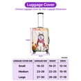 thumbnail image 5 of Happy Thanksgiving Siberian Husky with Turkey Pumpkins Autumn Vibes Travel Luggage Cover Husky Dog Lover Gifts Suitcase Dust Protective Decor - 12018, 5 of 5