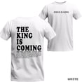 thumbnail image 2 of The King Is Coming T-Shirt – Revelation 22:12–13 Bible Verse Christian Tee, Jesus Is King Faith Shirt, Bold Christian Graphic, Unisex Religious Apparel, 2 of 6