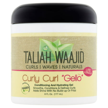 Taliah Waajid Curly Curl Gello Conditioning and Hydrating Gel, 6 fl (Best Organic Baby Hair Gel)