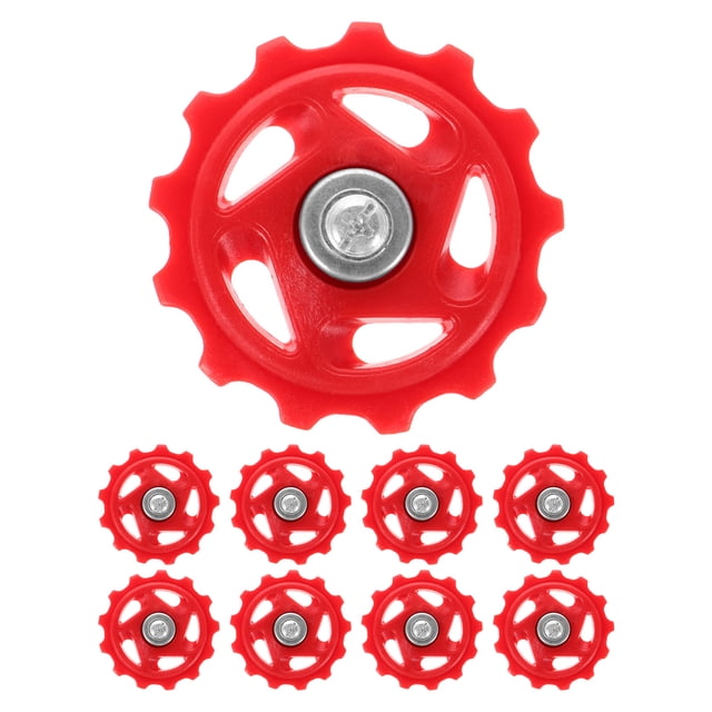 KAKOWELY bicycle accessory 10pcs Rear Derailleur Pulley Derailleur Pulley Wheels Bike Rear Derailleur Roller Mountain Bike Derailleur Pulley Bike Rear Derailleur Wheel Part