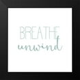 thumbnail image 2 of Kimberly, Allen 12x12 Black Modern Framed Museum Art Print Titled - Inhale Exhale 4, 2 of 5