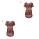thumbnail image 3 of Minnieouse Camisetas casuales de cuello de verano para mujer sueltas únicas Type3 NO3, 3 of 6
